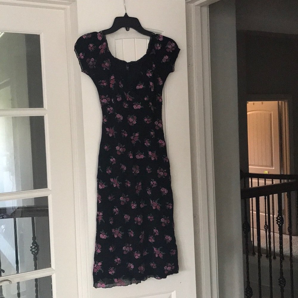 Mid length floral dress